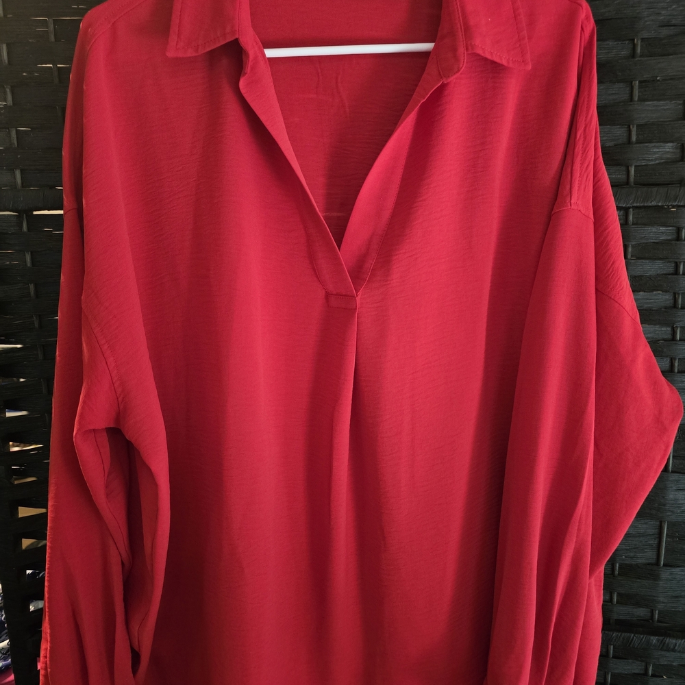 Rafaella Women's Red Blouse